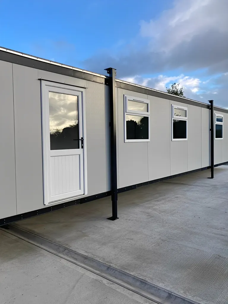 40Ft x 10Ft Jackleg Office Cabin