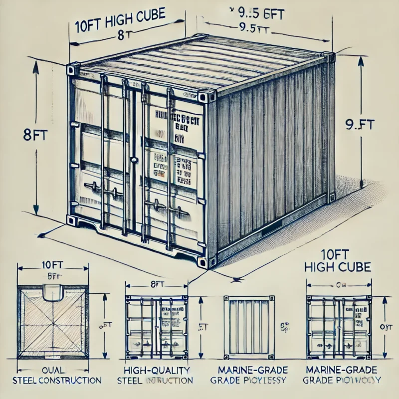 high cube shipping container