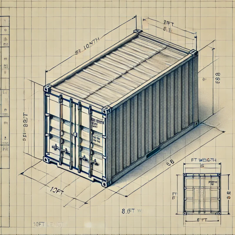 compact shipping container