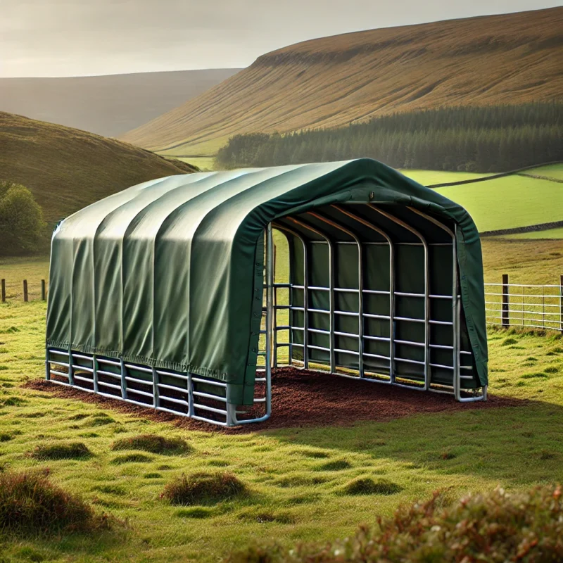 13ft x 13ft x 10ft Livestock Shelter