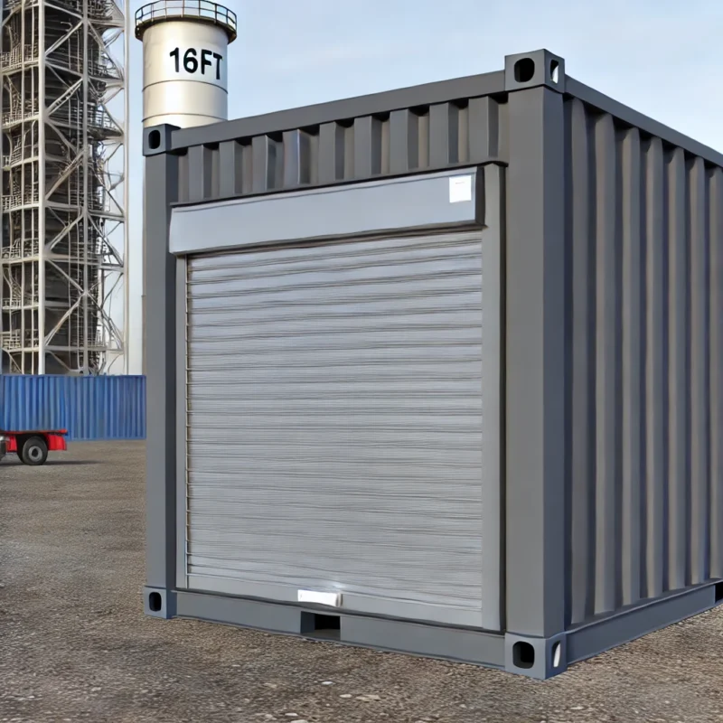 16ft Storage Container with Roll-Up Door