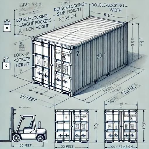 high cube container for plant equipment