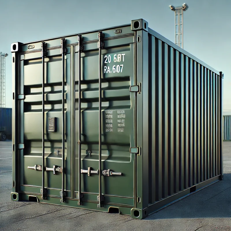 20FT Shipping Container Dark Green