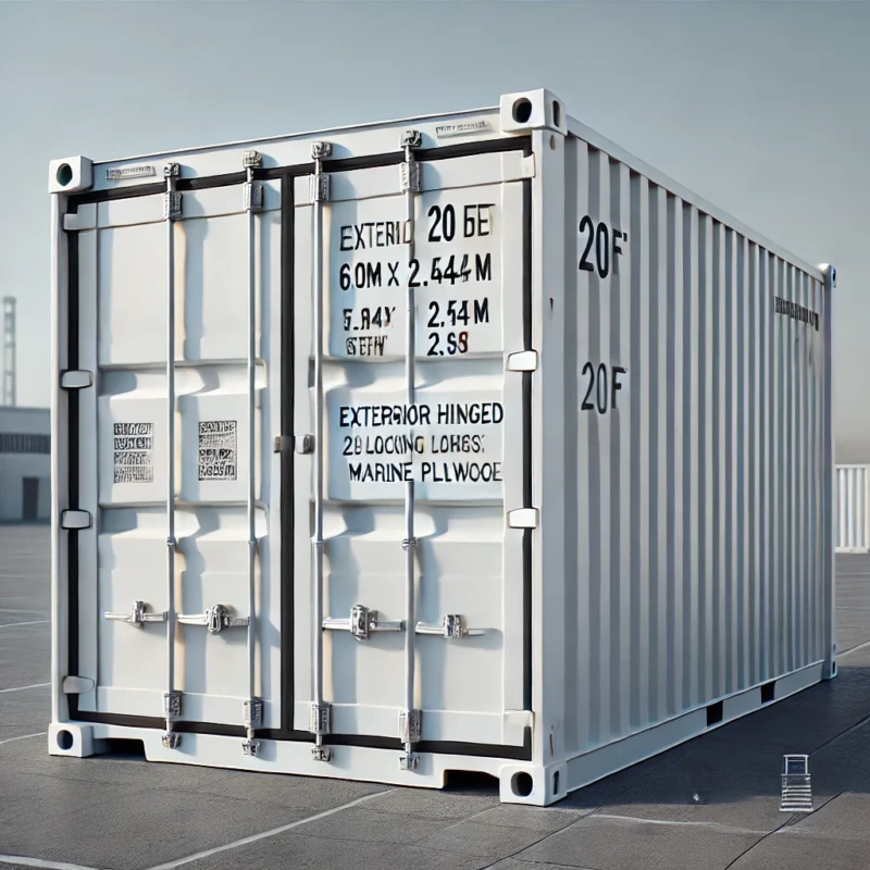 20FT Shipping Container White