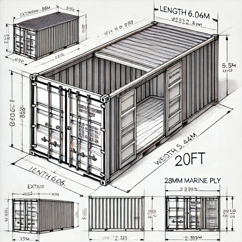 corrosion-resistant shipping container