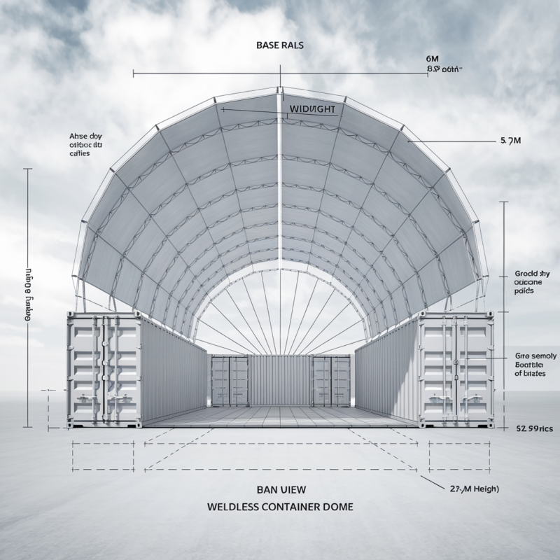 26ft x 20ft Weldless Dome