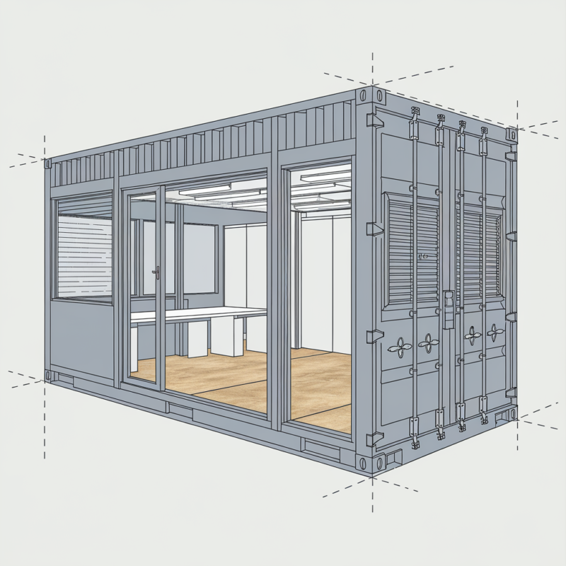 20ft x 8ft Steel Office/Store