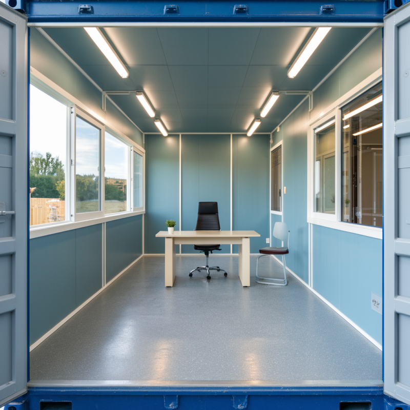 Energy-efficient steel office cabins for remote locations