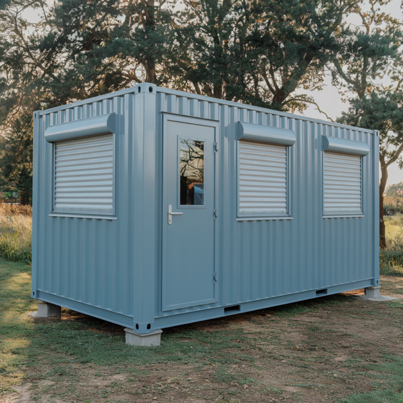 Anti-vandal office cabin features