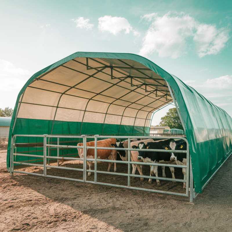 20ft x 20ft Livestock Shelter