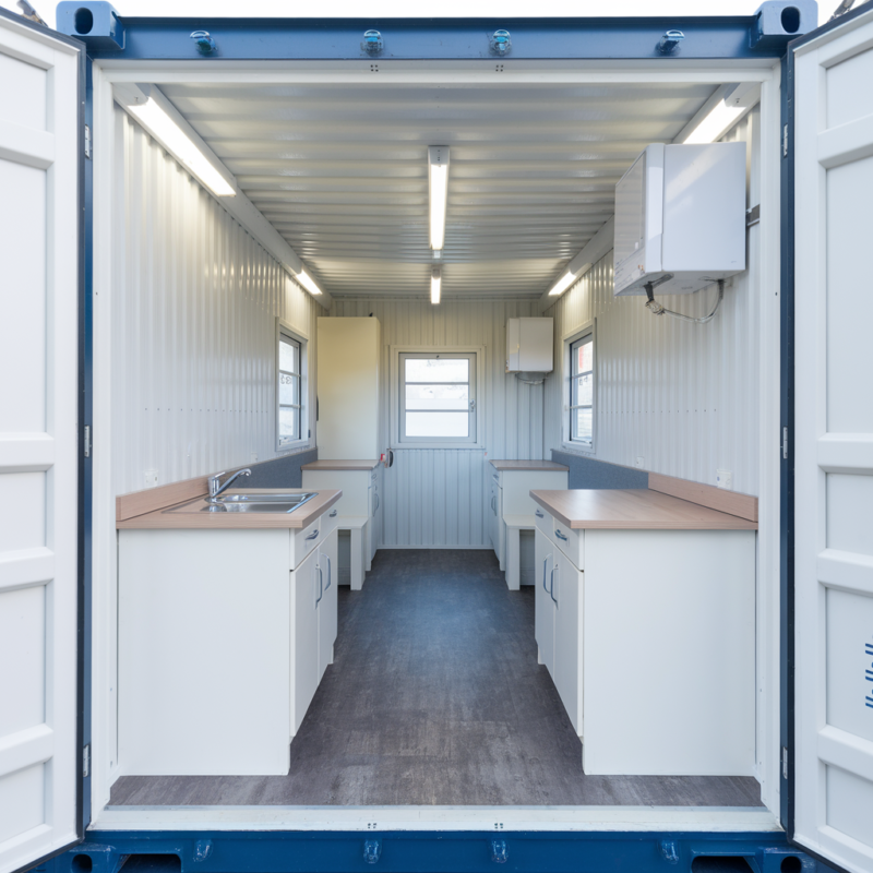 Best anti-vandal canteen cabin for construction sites